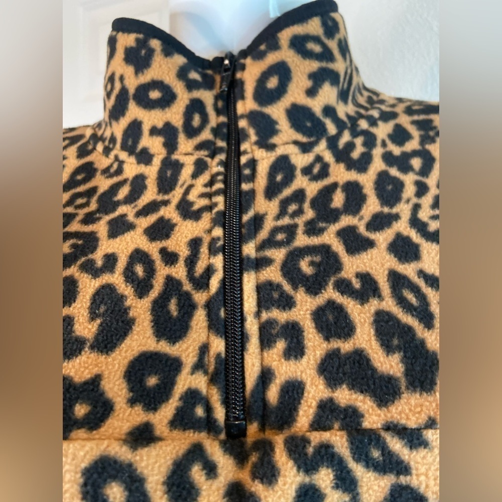 No Boundaries~Animal Print 1/2 Zip Pullover~Kangaroo Front Pocket~Size XXL/2XG - Picture 8 of 10